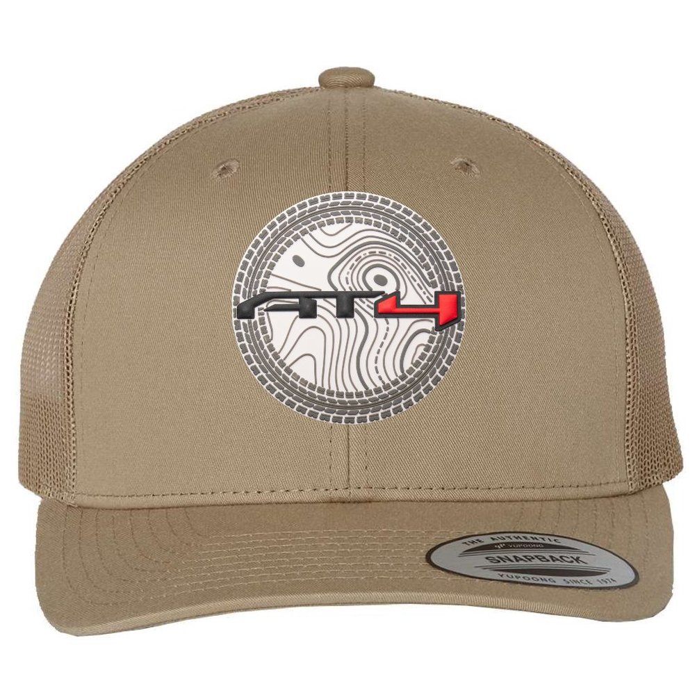 AT4 3D YP Snapback Trucker Hat- Khaki